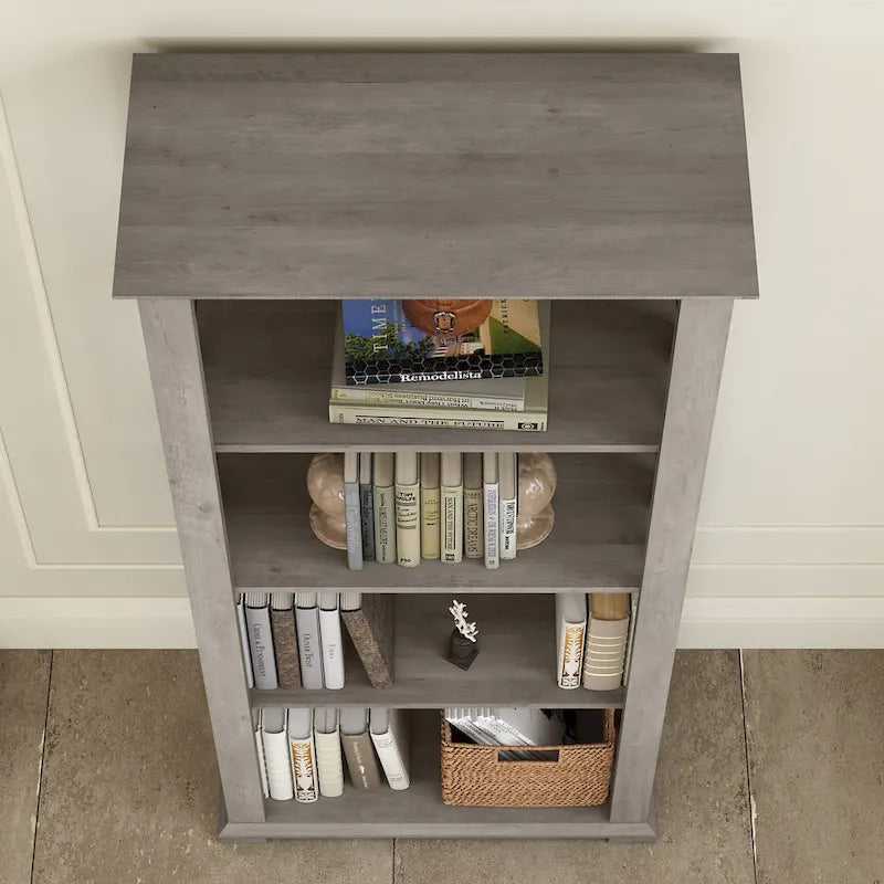 4 Shelf Farmhouse Bookcase