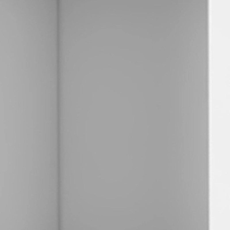 59" White Wood Wall Mounted Accent Cabinet with Four Doors