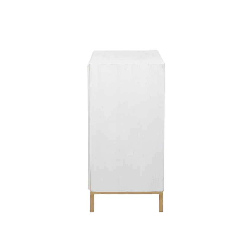 White Wood Contemporary Cabinet