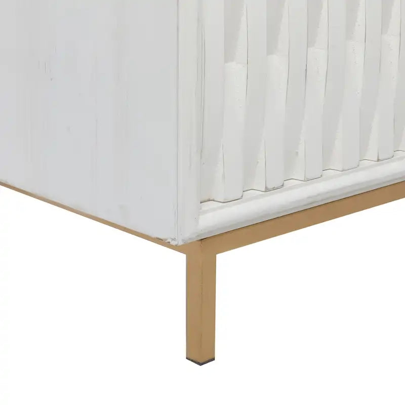 White Wood Contemporary Cabinet