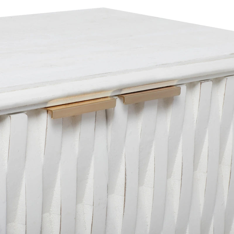White Wood Contemporary Cabinet