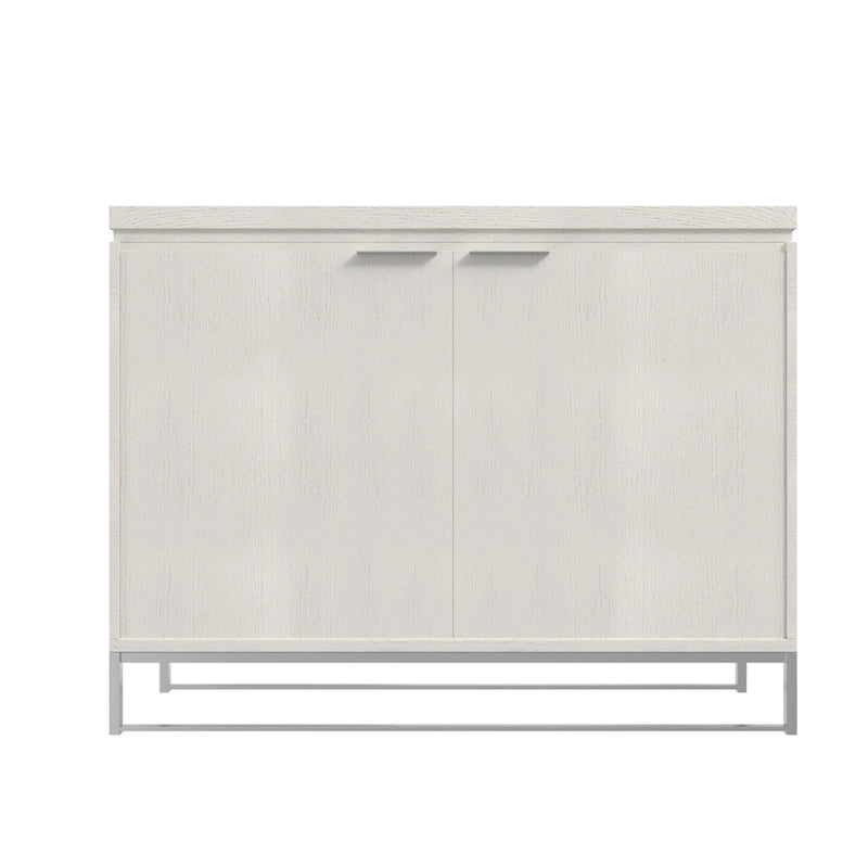 Wood 2-Door Accent Cabinet