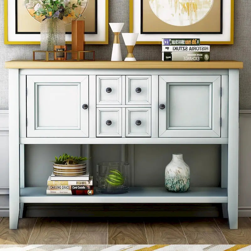 Buffet Sideboard with Bottom Shelf