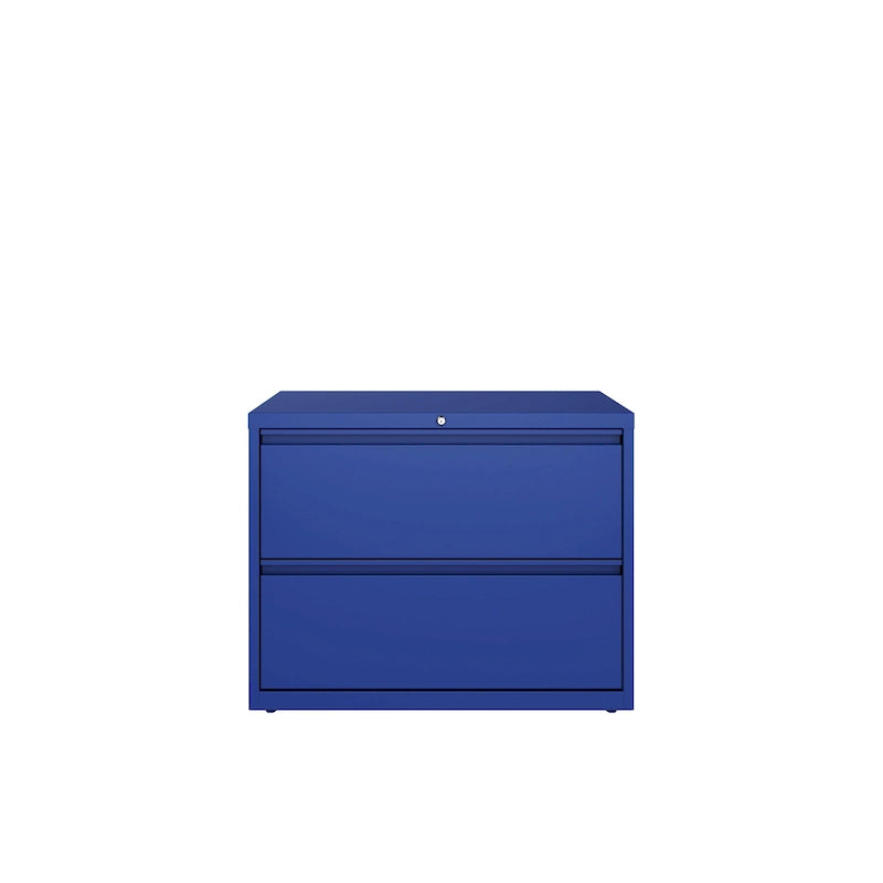 36-Inch Wide 2-Drawer Lateral File Cabinet - Charcoal