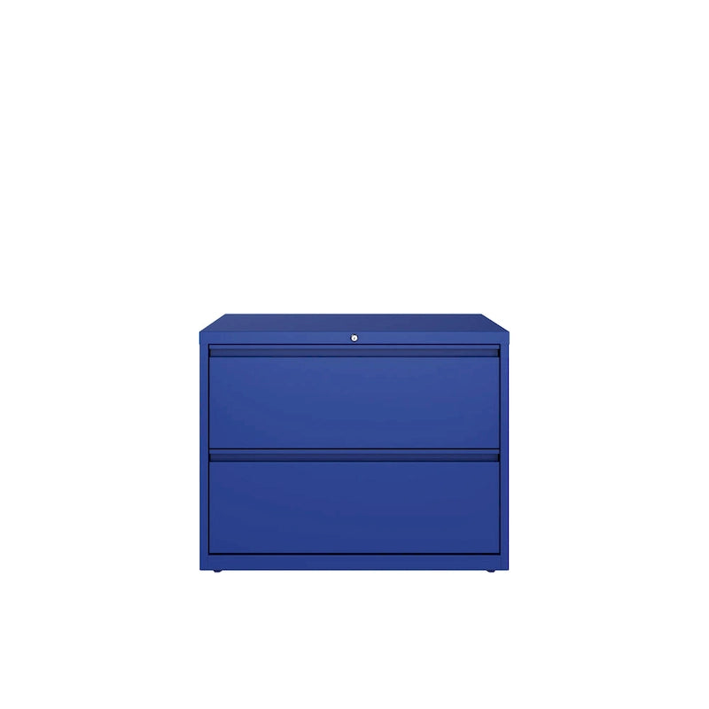 36-Inch Wide 2-Drawer Lateral File Cabinet - Charcoal