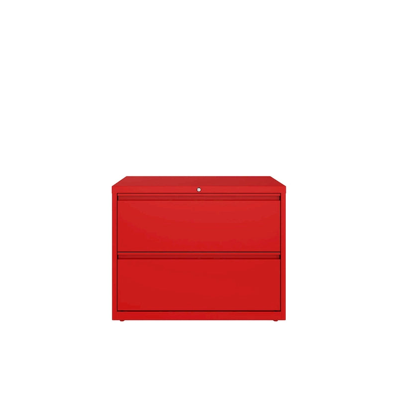 36-Inch Wide 2-Drawer Lateral File Cabinet - Charcoal