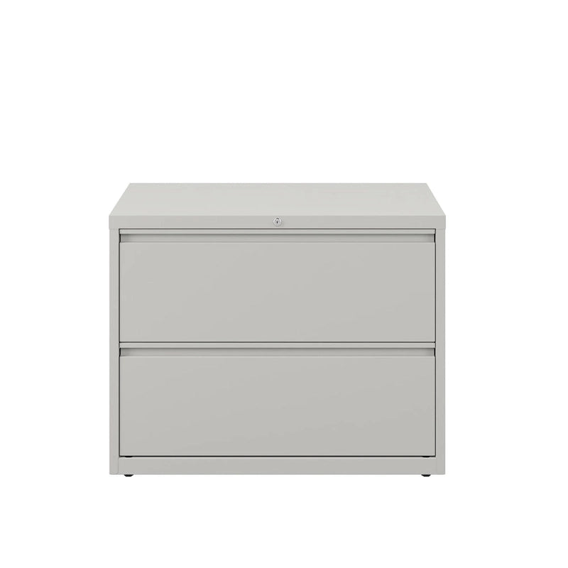36-Inch Wide 2-Drawer Lateral File Cabinet - Charcoal