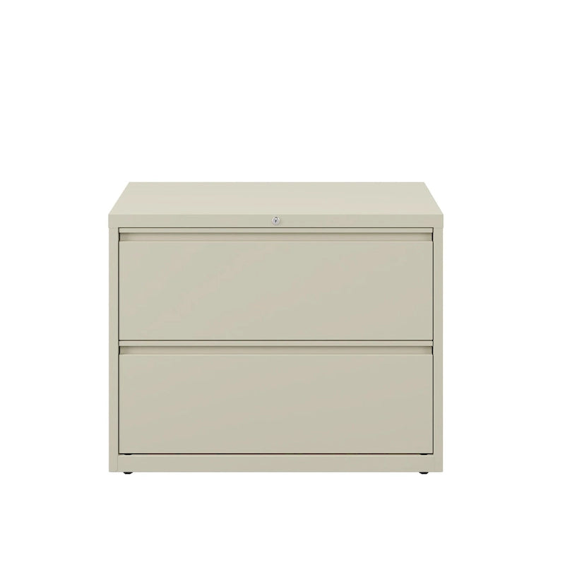 36-Inch Wide 2-Drawer Lateral File Cabinet - Charcoal