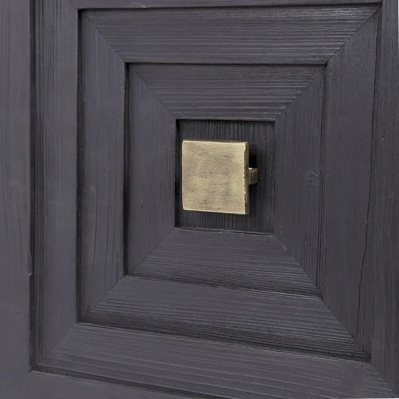 Dark Walnut 2-Door Cabinet