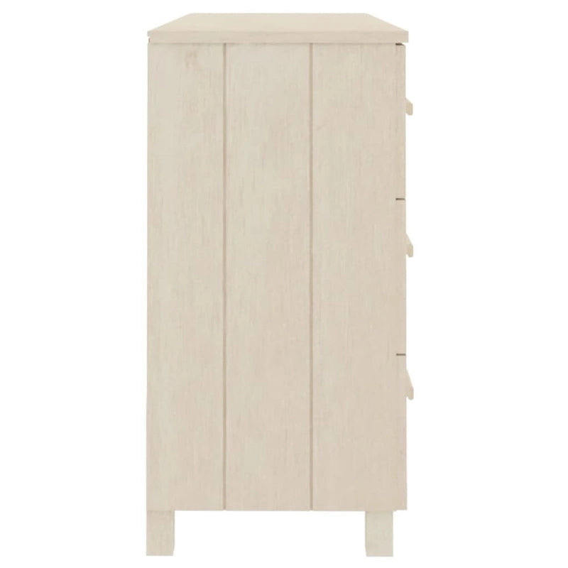 Solid Wood Pine Sideboard with 6 Drawers - 44.5 x 15.7 x 31.5"