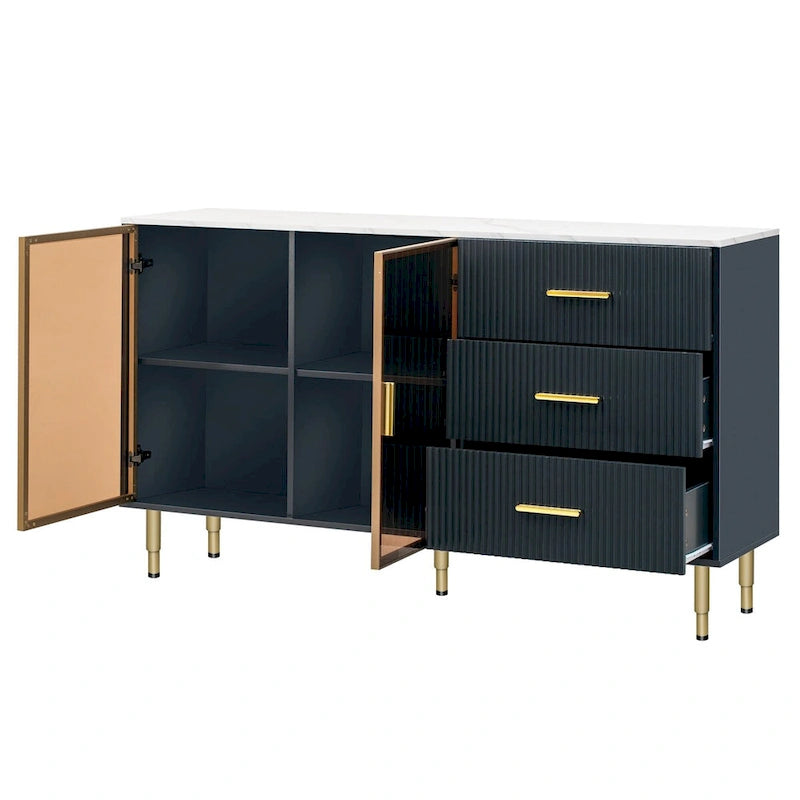 Modern Sideboard MDF Buffet Cabinet