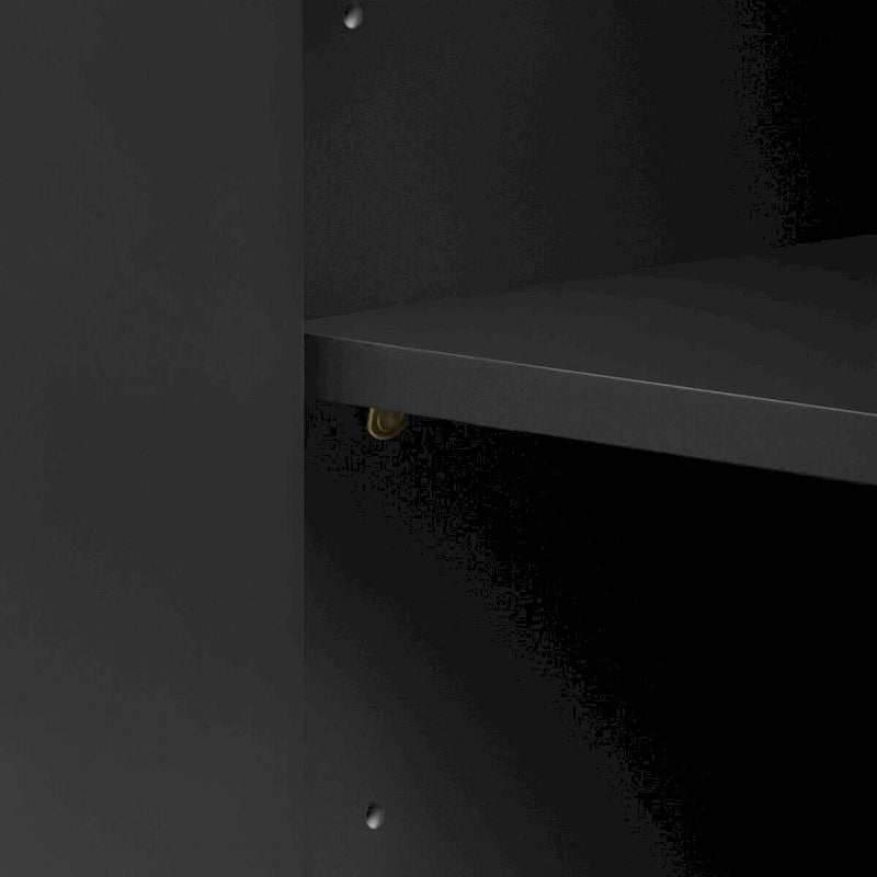 60 Curved Corner Cabinet Sideboard with Adjustable Shelves