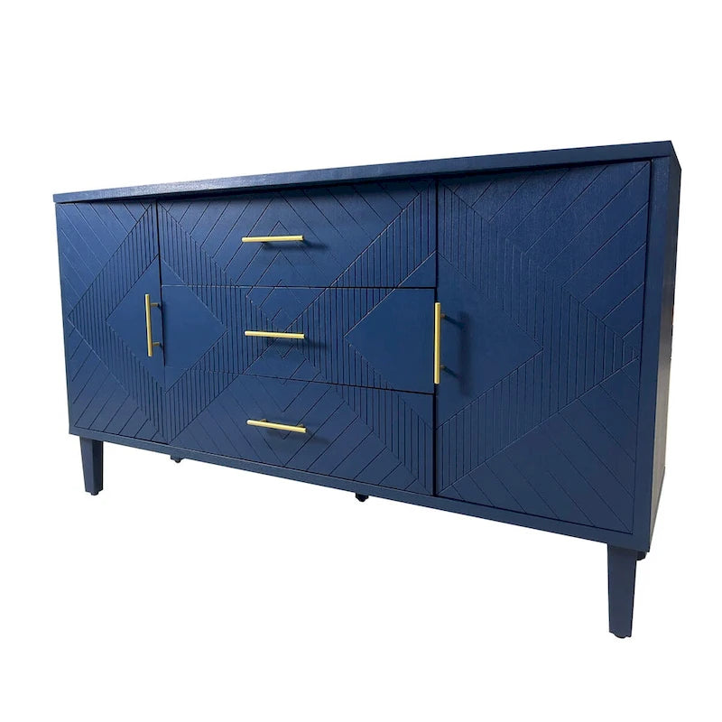 2-Door 3-Drawer Cabinet