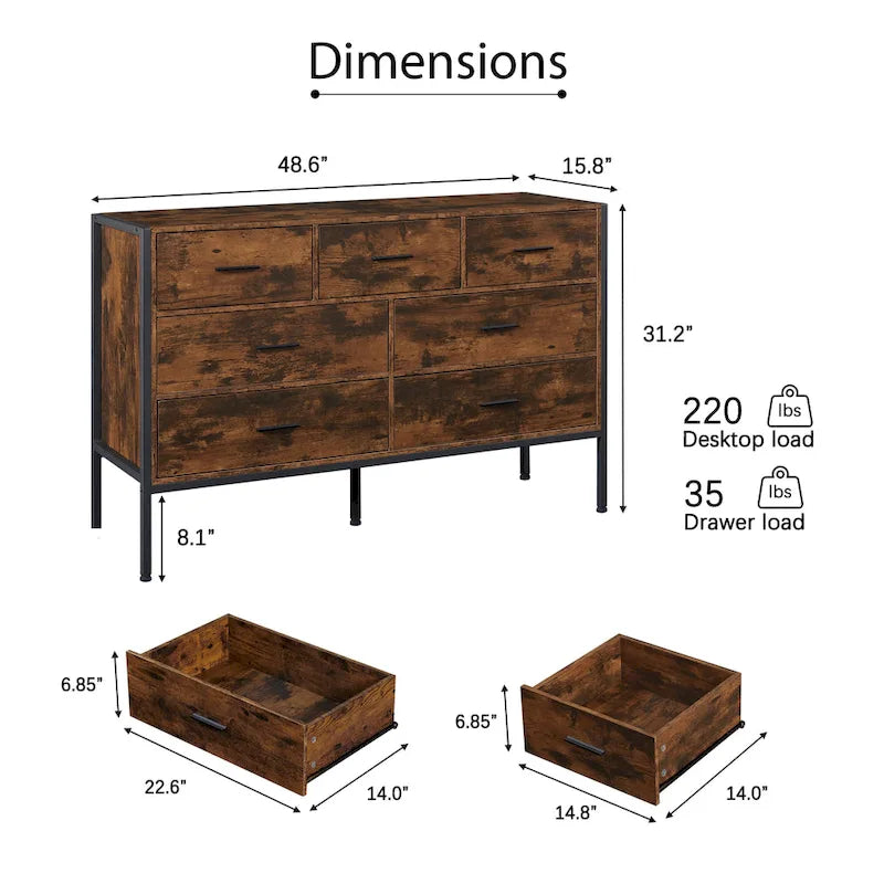 Barn Door Buffet Bar Cabinet With Drawers And Storage Shelves