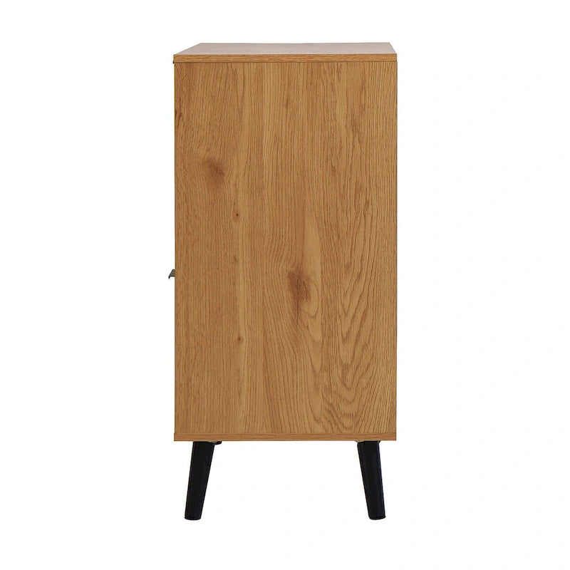 Storage Cabinet with 3 Drawers & Adjustable Shelf, Door