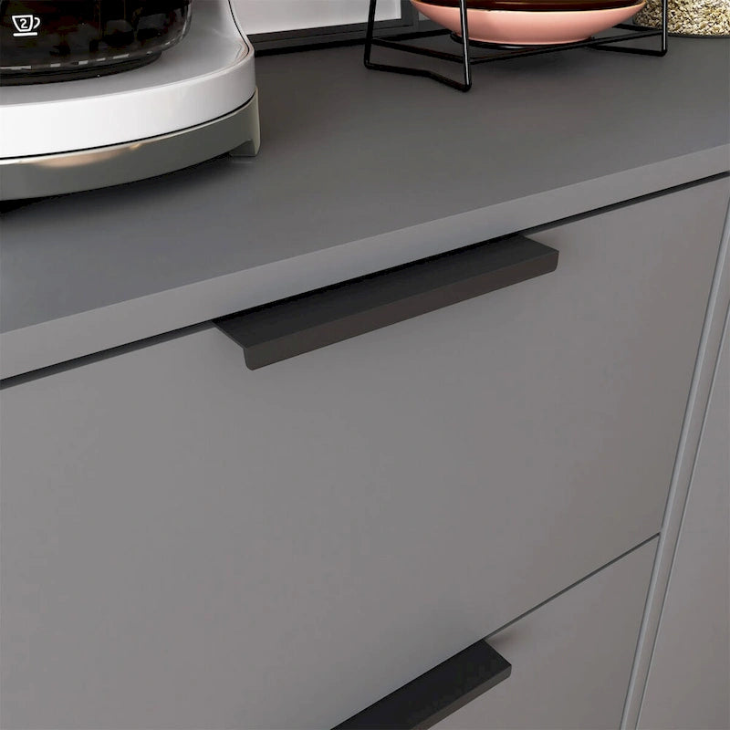 Storage Cabinet with 3 Drawers & Adjustable Shelf, Door