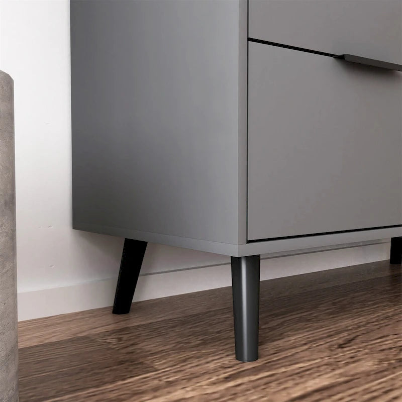 Storage Cabinet with 3 Drawers & Adjustable Shelf, Door