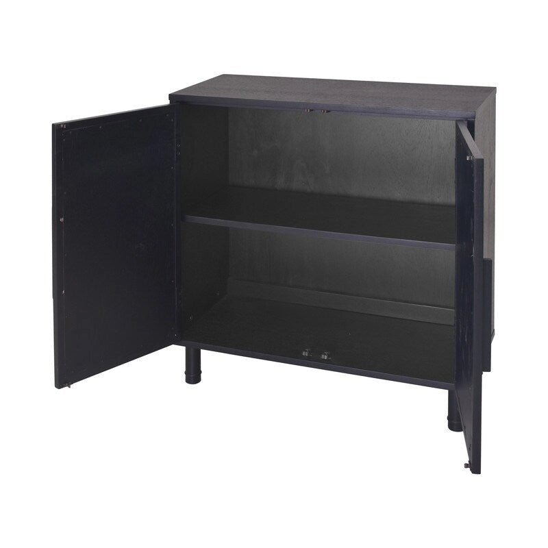 2-Door Rattan Cabinet