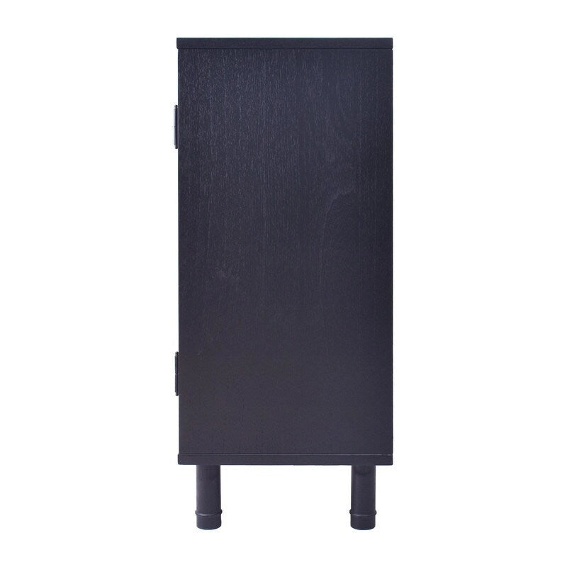 2-Door Rattan Cabinet
