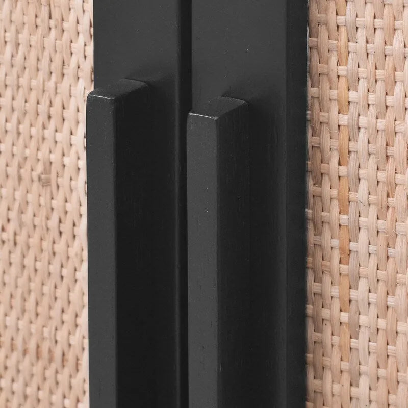 2-Door Rattan Cabinet