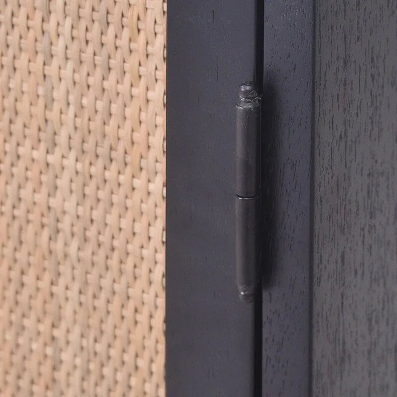 2-Door Rattan Cabinet