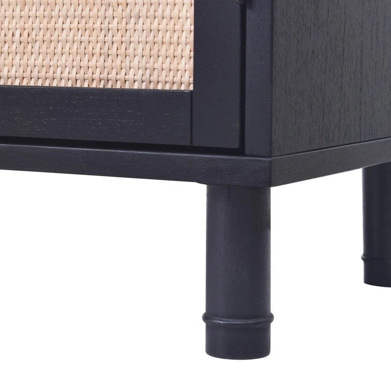 2-Door Rattan Cabinet