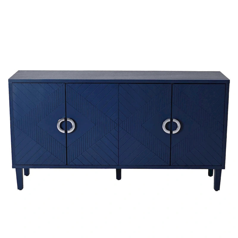 Stylish and Functional 4-Door Storage Cabinet
