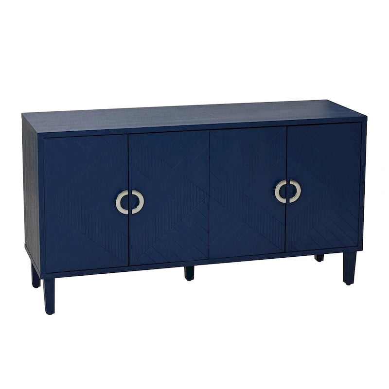 Stylish and Functional 4-Door Storage Cabinet