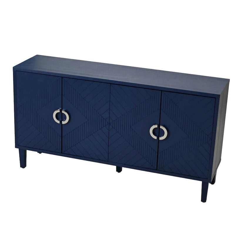 Stylish and Functional 4-Door Storage Cabinet