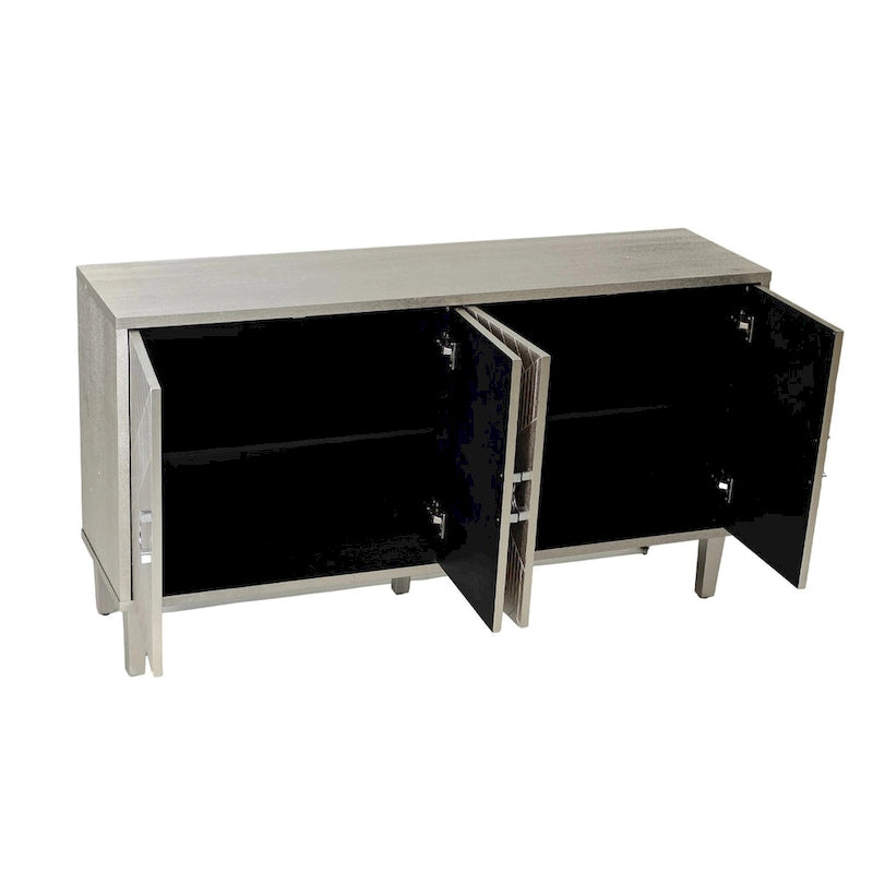 Stylish and Functional 4-Door Storage Cabinet