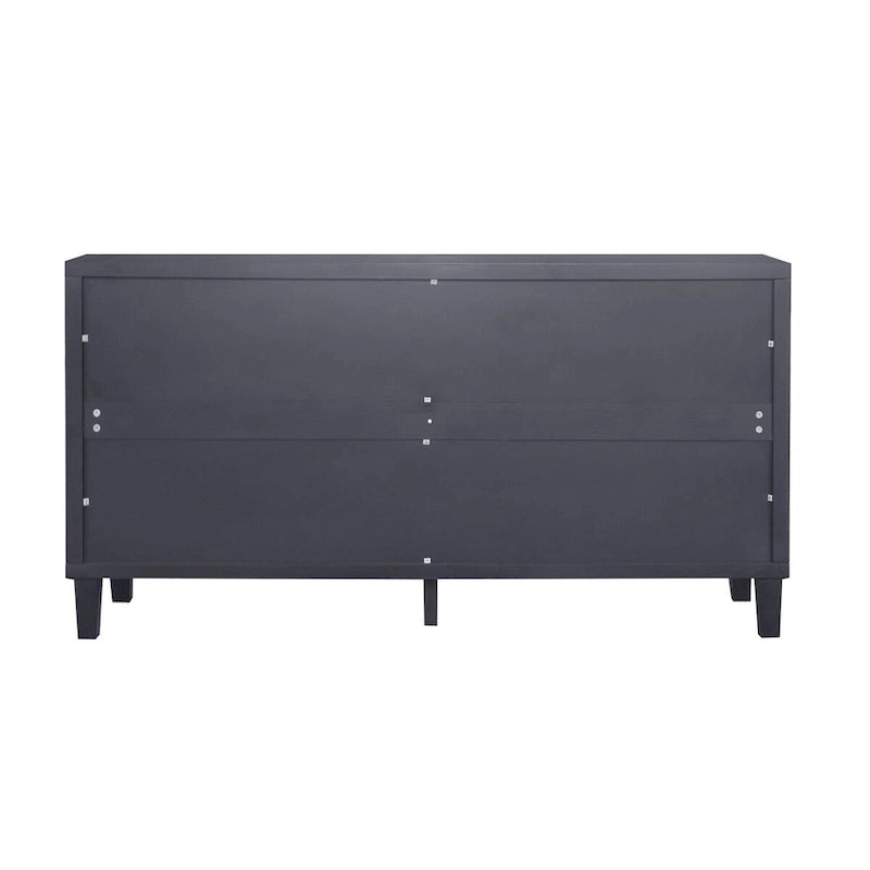 Accent Cabinet 4 Door Wooden Cabinet Sideboard Buffet Storage Cabinet
