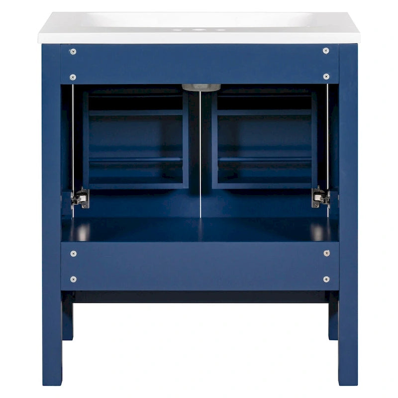 Bathroom Storage Cabinet with 2 Doors and a Drawer