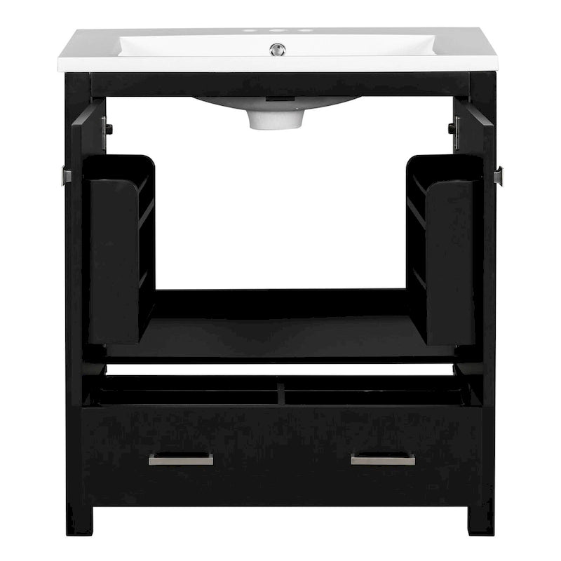 Bathroom Storage Cabinet with 2 Doors and a Drawer