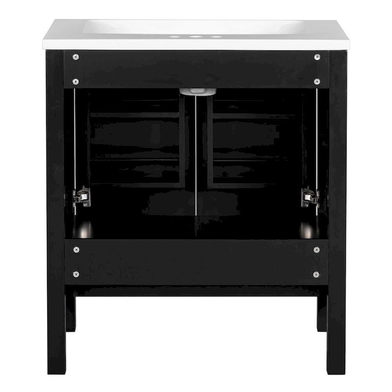 Bathroom Storage Cabinet with 2 Doors and a Drawer