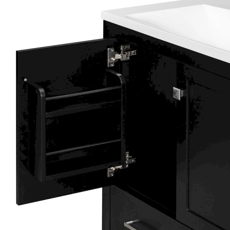 Bathroom Storage Cabinet with 2 Doors and a Drawer