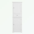 Bathroom Storage Cabinet with Drawer and Adjustable Shelf