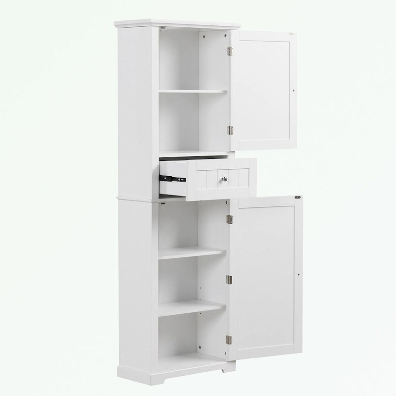 Bathroom Storage Cabinet with Drawer and Adjustable Shelf