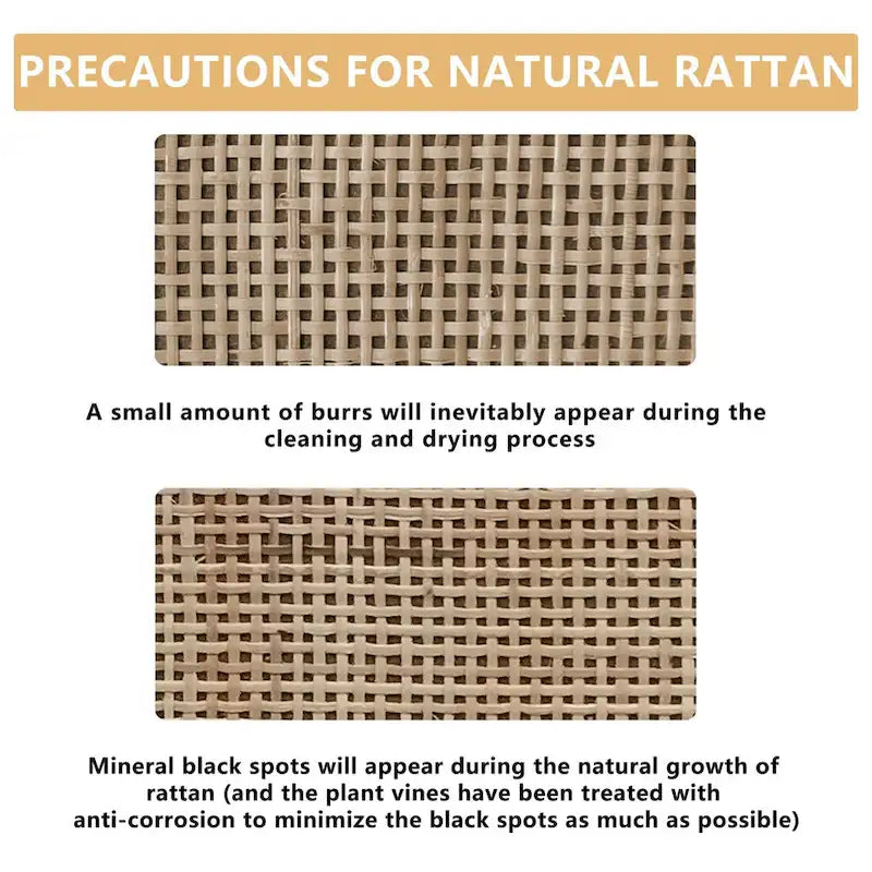 6 Rattan Drawers Storage Cabinet
