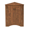 Triangle Bathroom Storage Cabinet with Adjustable Shelves